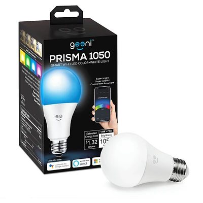 Ampoule intelligente à DEL Wi-Fi PRISMA 1050 A21 - Multicolore