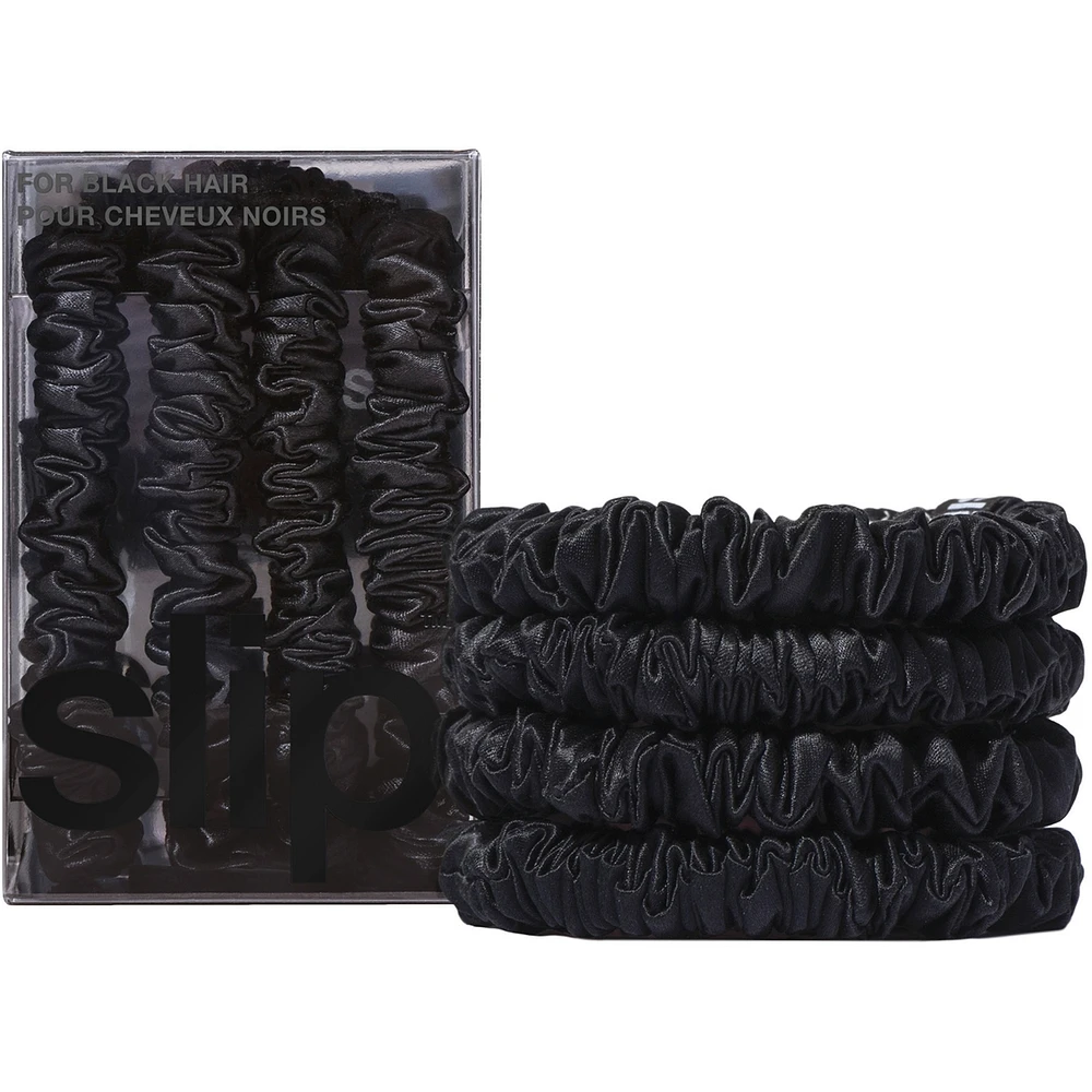slip pure silk skinny scrunchies