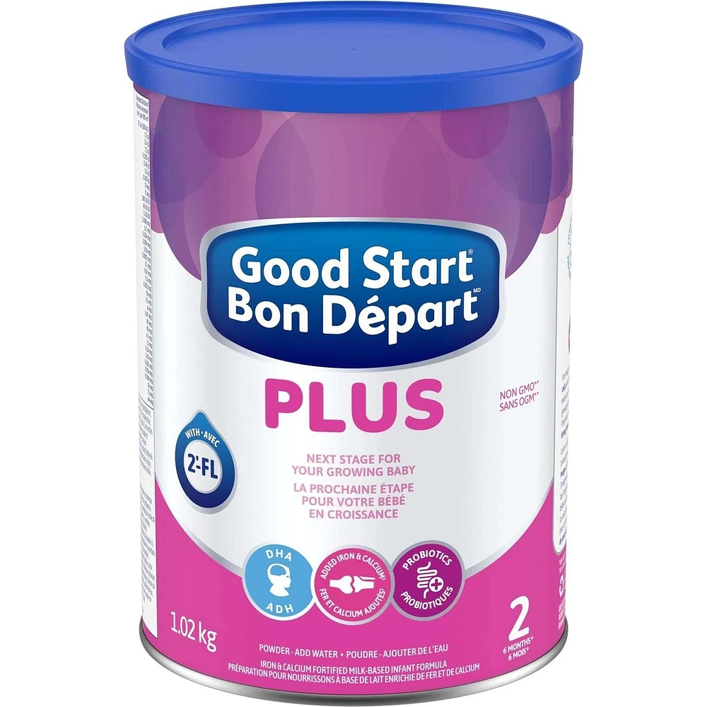 Préparation pour nourrissons Bon Départ Plus 2, en poudre 1,02 kg