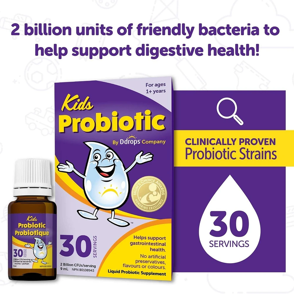 Ddrops Kids Probiotic, 30 servings