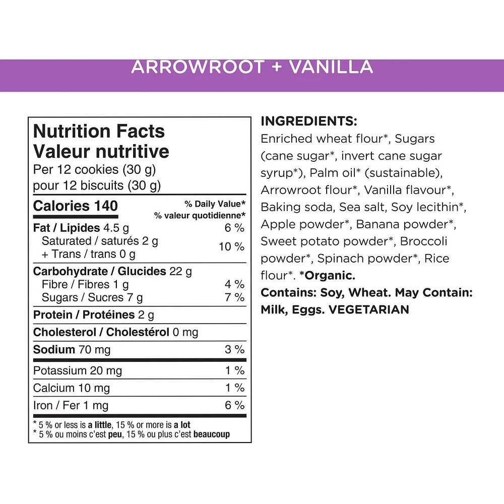 Sea Friends Arrowroot Vanilla Cookies