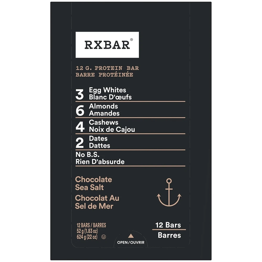 RXBAR Chocolat au sel de mer 12x52g