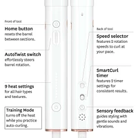 CurlWrap 1" Automatic Rotating Curling Iron with Long Barrel