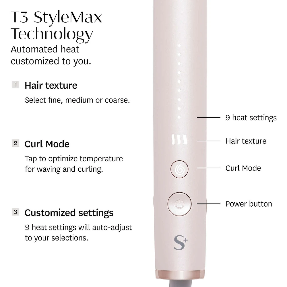 SinglePass StyleMax Professional 1" Flat Iron with Automated Heat