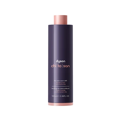 Crème de précoiffage Dyson Chitosan pour revitalisation riche des cheveux droits à ondulés (100ml)