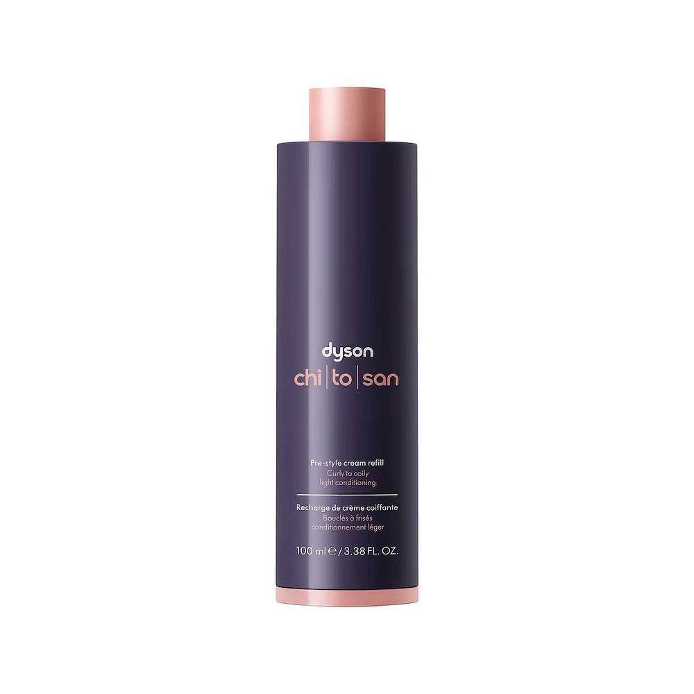 Dyson Chitosan™ Pre-style Cream, Curly to coily light conditioning (100ml)