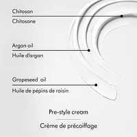 Dyson Chitosan™ Pre-style Cream, Curly to coily light conditioning (100ml)