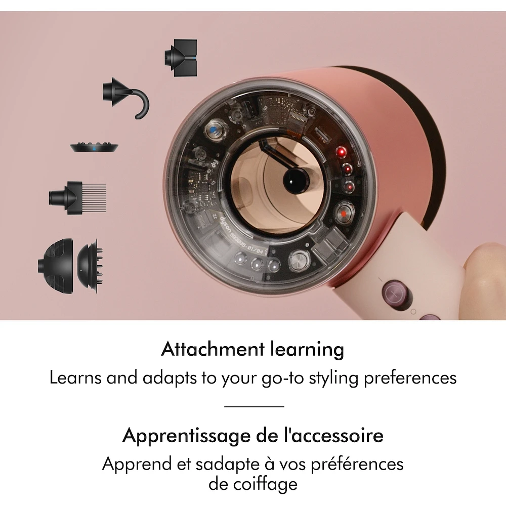 Sèche-cheveux Dyson Supersonic NuralMC en édition spéciale jaspe fleur de prunier