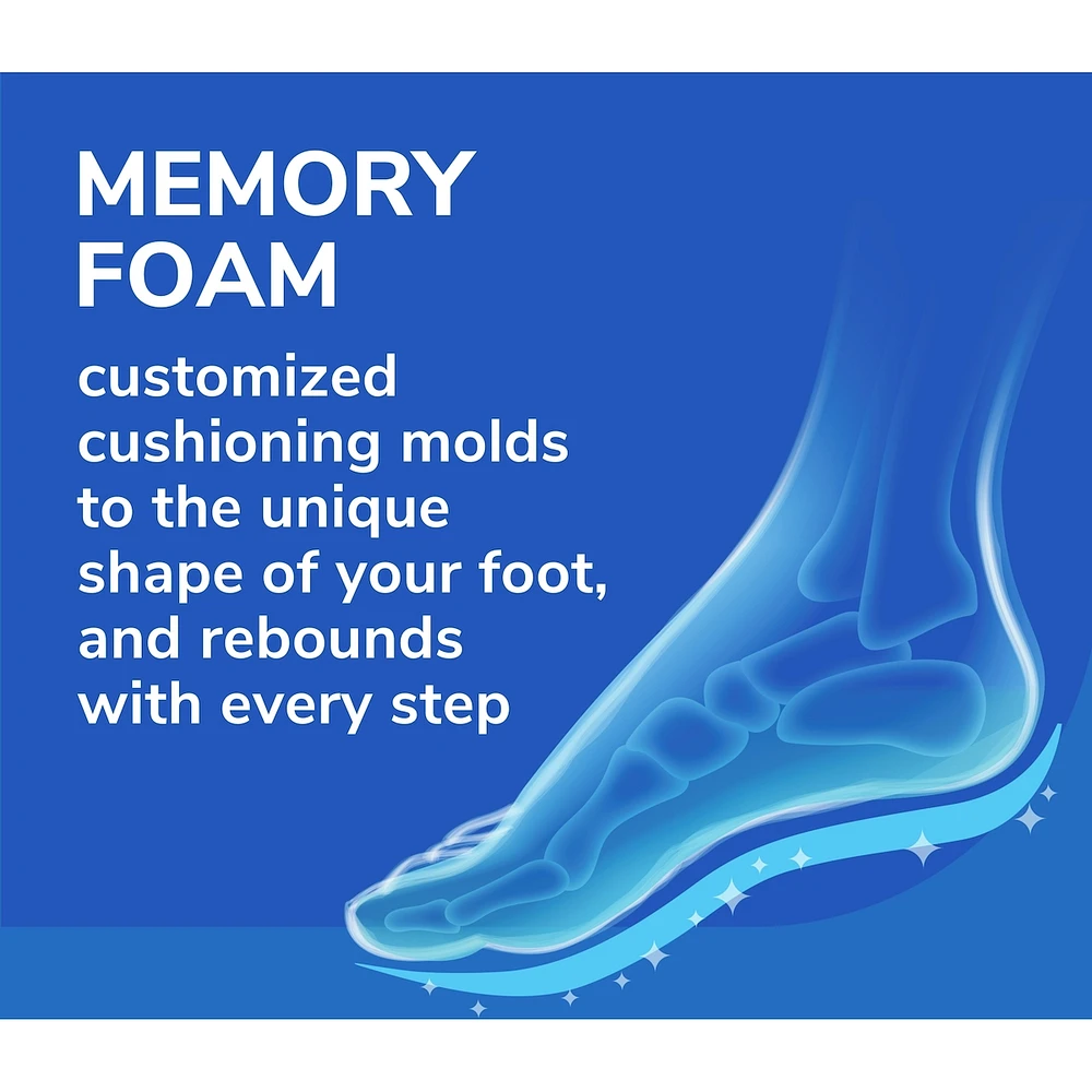 Air-Pillo® with Memory Foam Insoles, Unisex, Trim to Fit Inserts