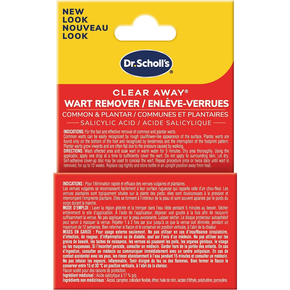 Dr. Scholl’s® traitement liquide pour éliminer des verrues communes et plantaires
