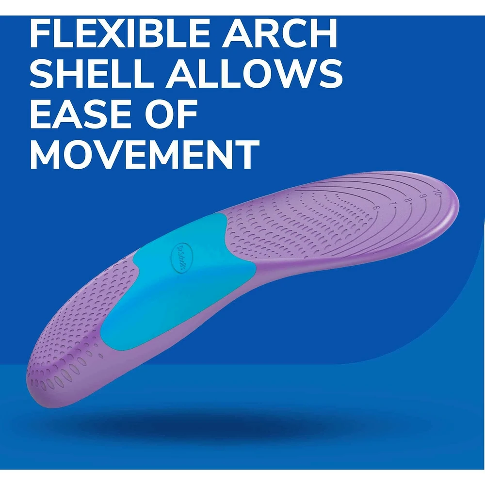 Walk Longer Insoles, Women, Size 6-10