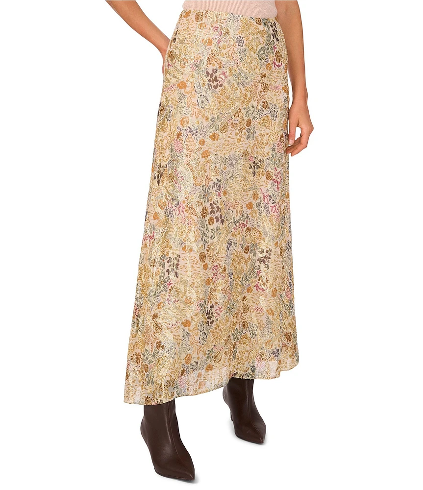 1. STATE Paisley Slip Maxi Skirt
