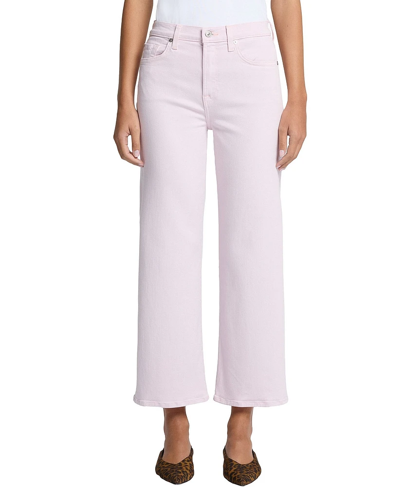 7 For All Mankind Cropped Alexa High Rise Cropped Jeans