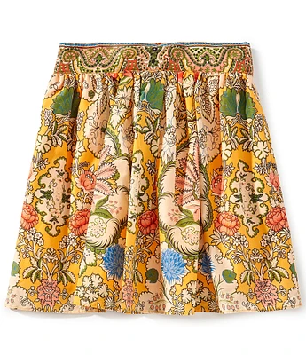 A Loves A Big Girls Floral Printed Mini Skirt