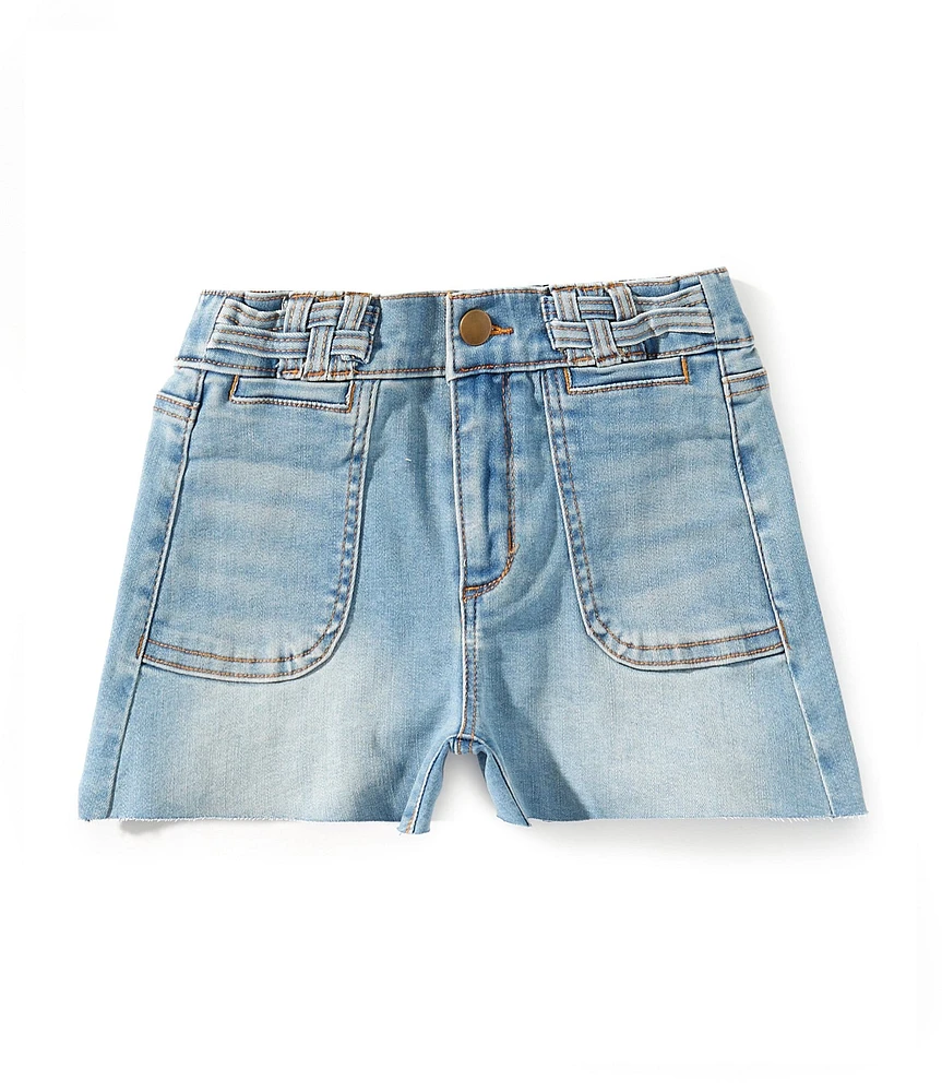 A Loves A Little Girls High Rise Denim Shorts