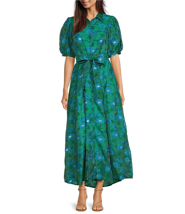 slim fit dress slacks Half Sleeve V-Neck Fit & Flare Midi Dress main image 0
