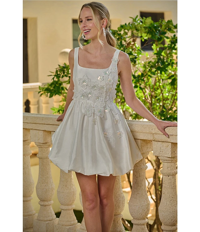 slim fit dress slacks White A-Line Dress w/ Gold Print and Belt w/ Metal Gold Chain – Perfect Wear main image 0