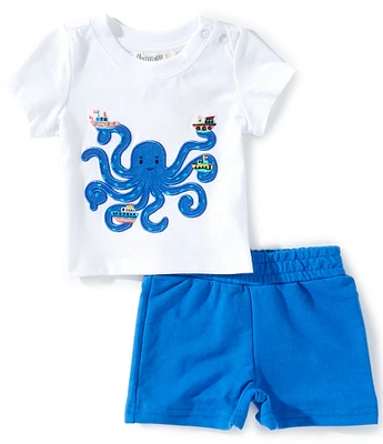 Adventurewear 360 Baby Boys Octopus Short 2-Piece Set