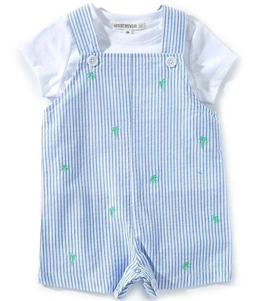 Adventurewear 360 Baby Boys Palm Tree Short Sleeve Jon Jon Shortall