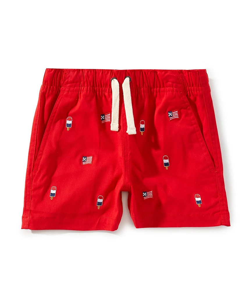 Adventurewear 360 Little Boys Flag Bomb Pop Shorts