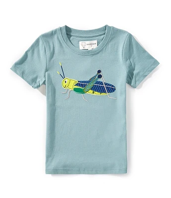 Adventurewear 360 Little Boys Grasshopper Applique Short Sleeve T-Shirt
