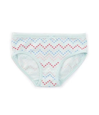 Adventurewear 360 Little Girls Geometric Heart Print Panties