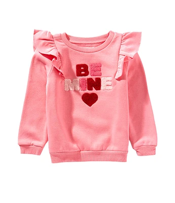 Adventurewear 360 Little Girls Be Mine Long Sleeve Sweatshirt
