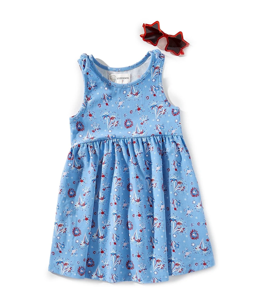 Adventurewear 360 Little Girls Firework Dress & Sunglasses Set