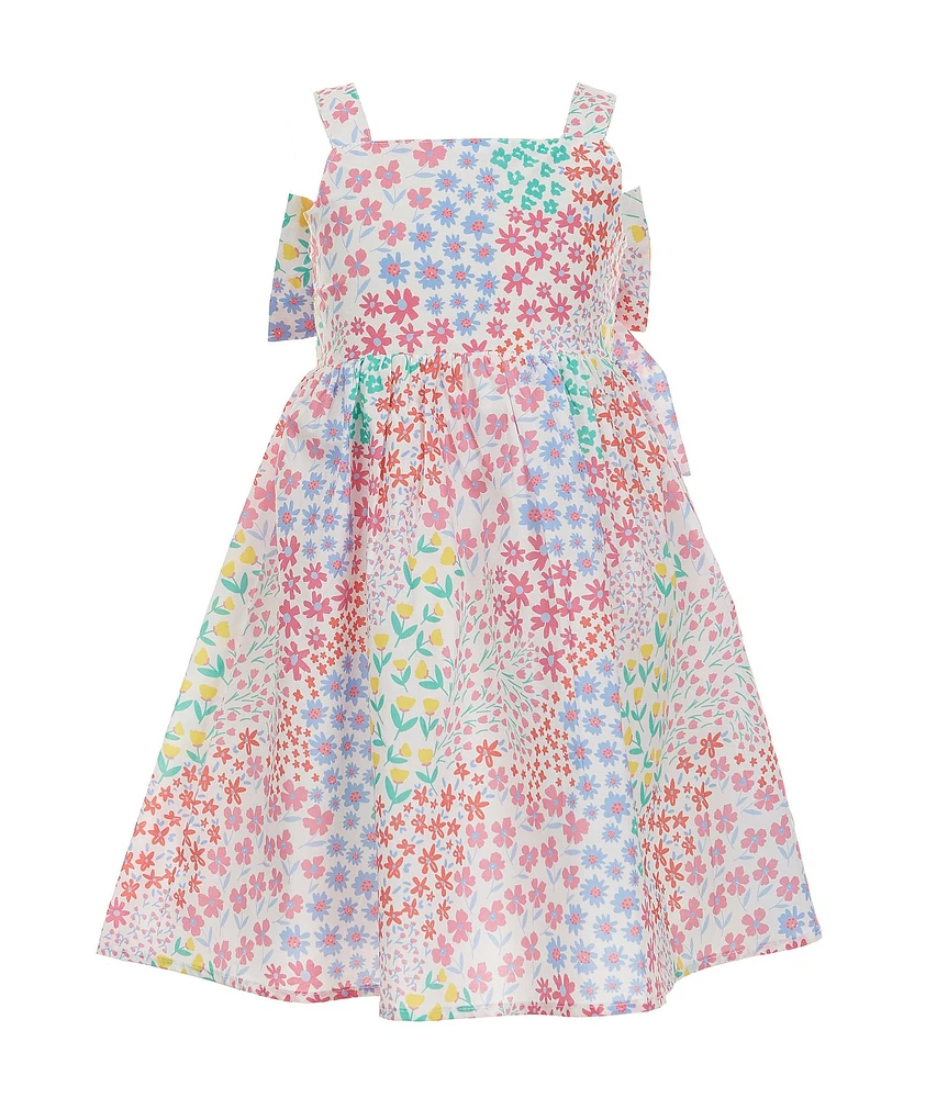 Adventurewear 360 Little Girls Floral Bow Dress