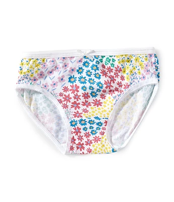 Adventurewear 360 Little Girls Floral Rainbow Cotton Panties