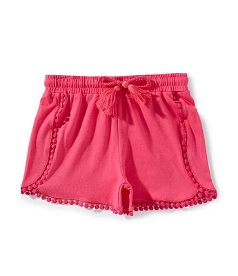 Adventurewear 360 Little Girls Bobble Trim Pull-On Shorts