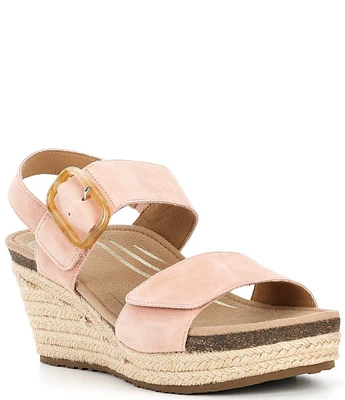 Aetrex Ashley Espadrille Platform Wedge Sandals