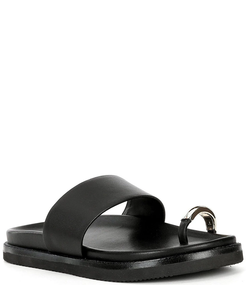 ALDO Beachstroll Leather Toe Loop Hardware Sandals