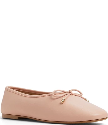 ALDO Joselie Leather Bow Detail Ballet Flats