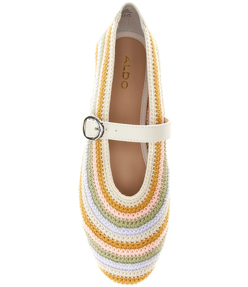 ALDO Quincey Crochet Mary Jane Ballet Flats