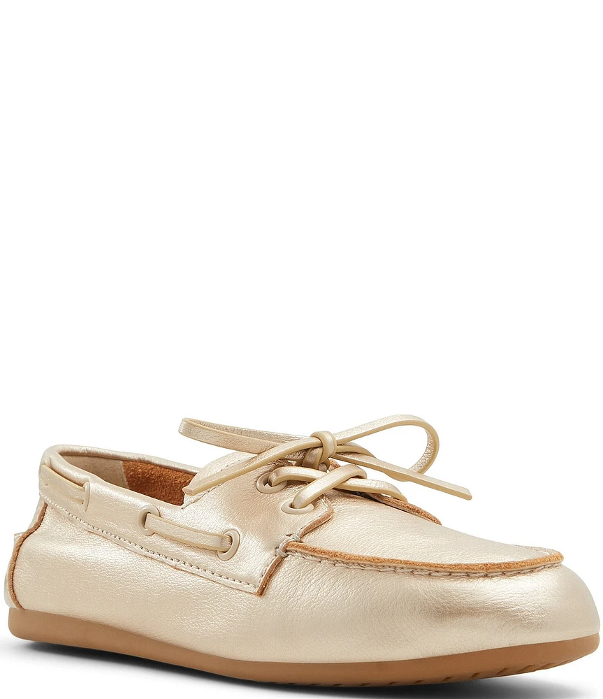 ALDO Sail Metallic Leather Boat Shoes