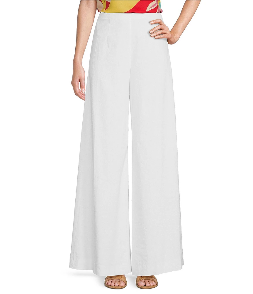 Alex Marie Natalie Wide Leg Linen Blend Pants