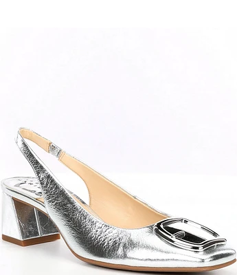 Alex Marie Sylvie Leather Slingback Pumps