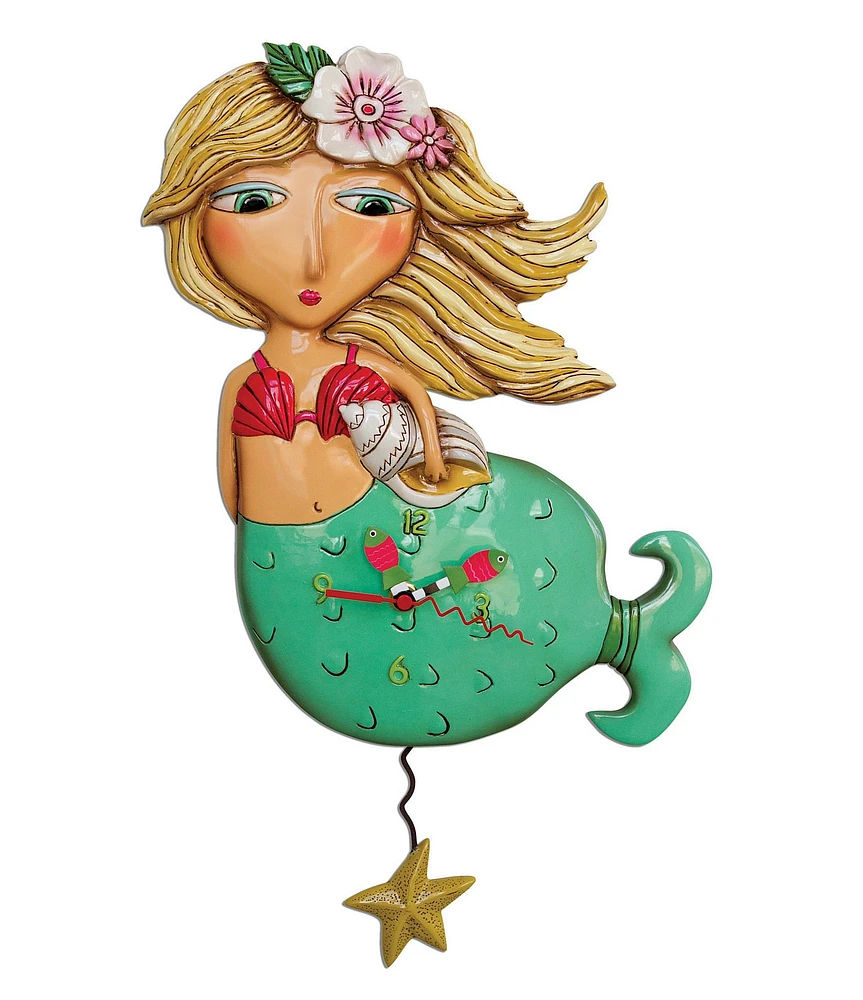 Allen Designs Shelley Mermaid Clock