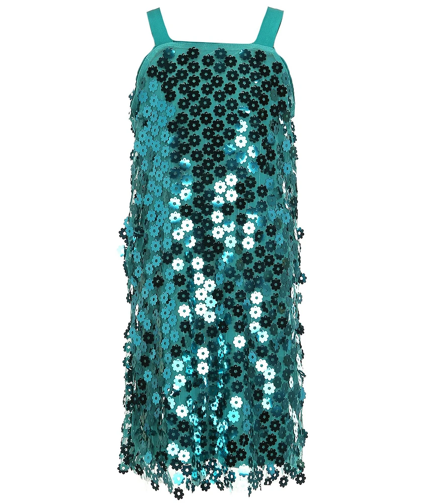 Allison & Kelly Big Girls Daisy Paillette-Sequin-Embellished Shift Dress