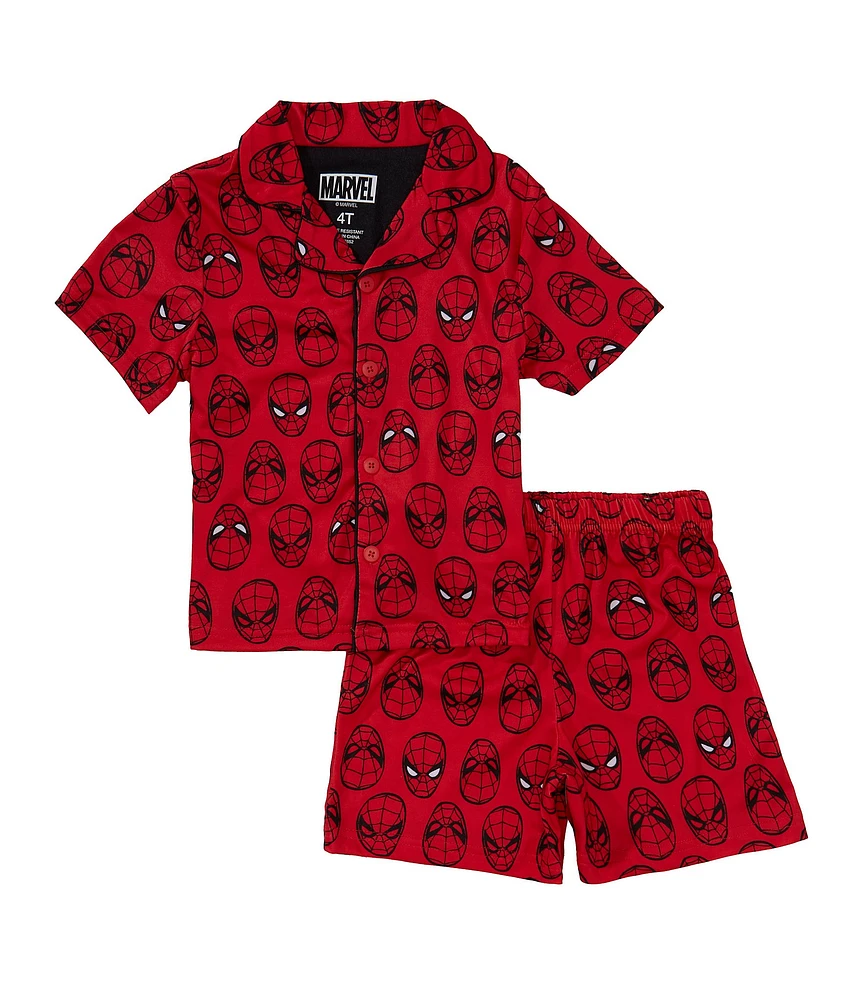 AME Little Boys Marvel X Spiderman Two-Piece Pajama Set