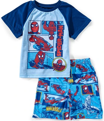 AME Little/Big Boys Spiderman 2-Piece Pajama Set