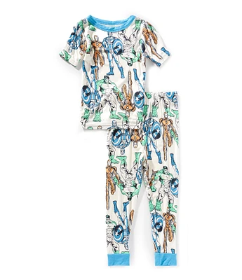 AME Little/Big Boys The Avengers Short-Sleeve Pajama T-Shirt & Matching Pajama Pant Set