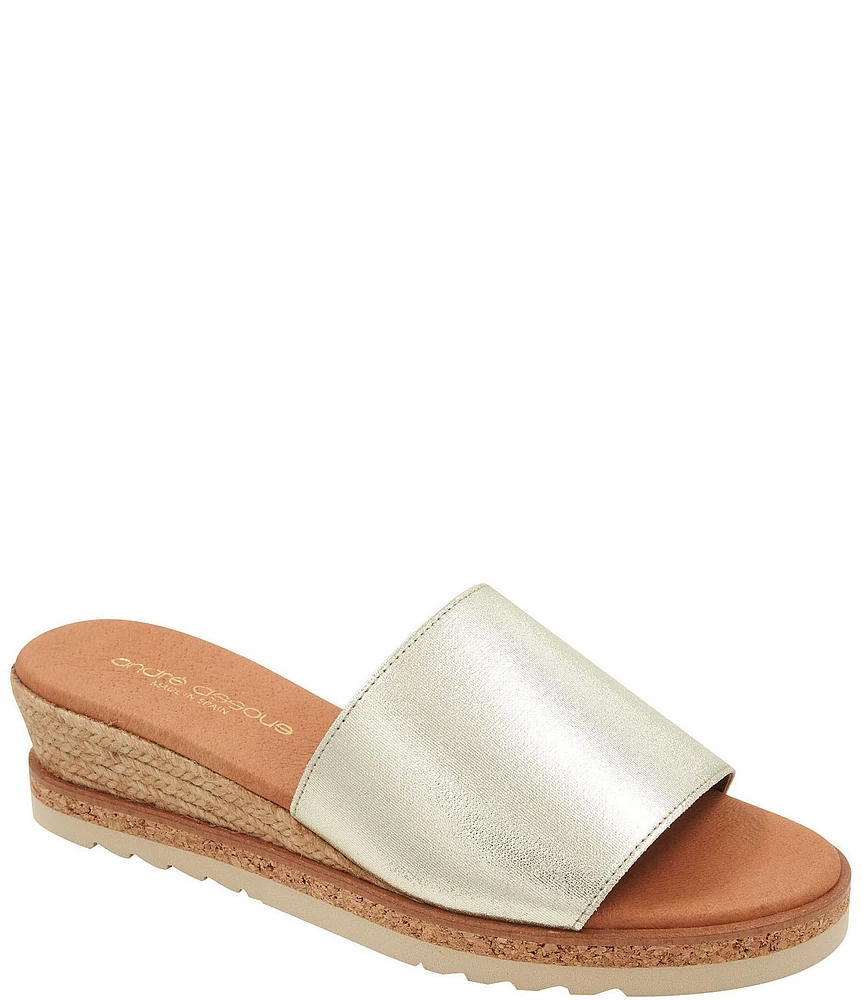 Andre Assous Nessie Elastic Banded Espadrille Wedge Sandals