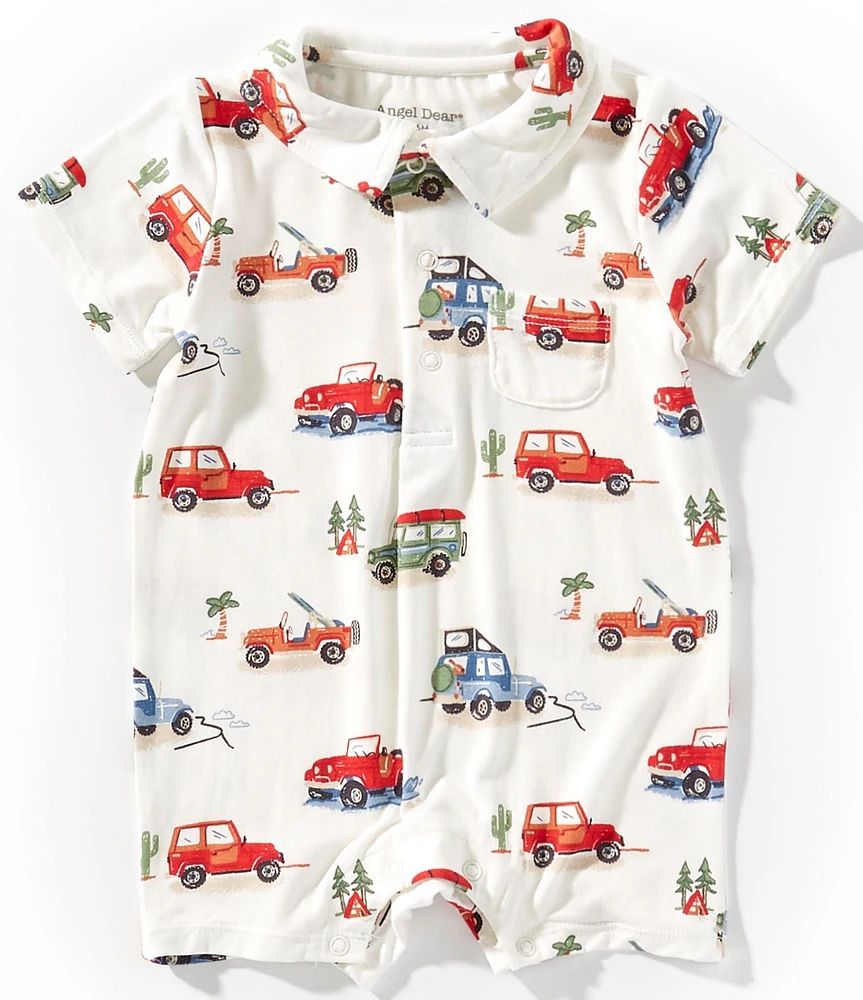 Angel Dear Baby Boys Off-Road Adventure Shortall