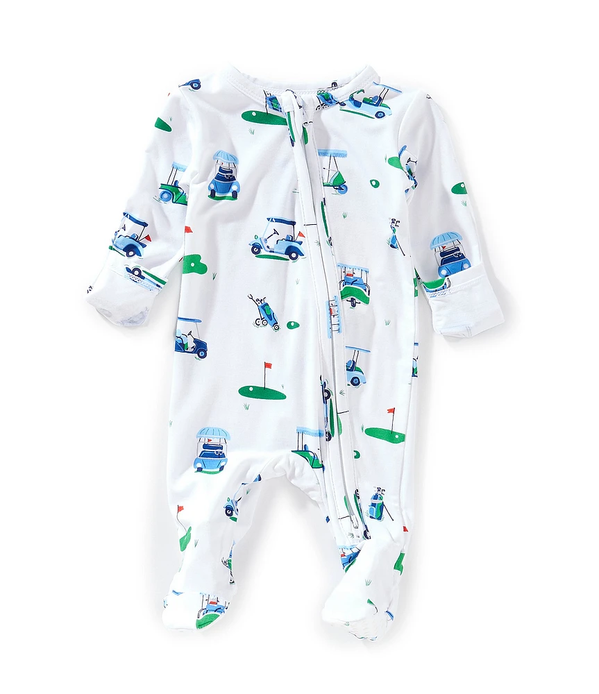 Angel Dear Baby Boys Long Sleeve Golf Cart Footie Coverall