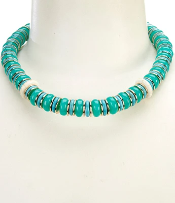 Anna & Ava Oversized Beaded Statement Collar Necklace