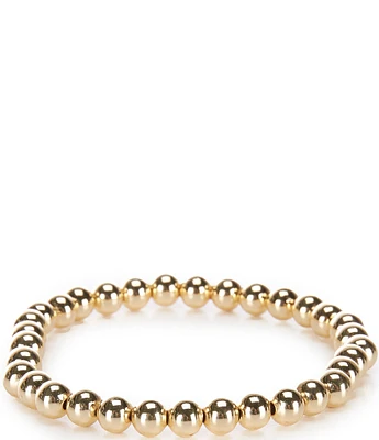 Anna & Ava Waterproof 6mm Beaded Ball Strand Stretch Bracelet