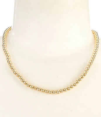 Anna & Ava Waterproof Gold Beaded Collar Necklace