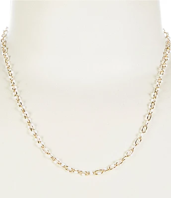 Anna & Ava Waterproof Link Chain Necklace with Enamel Dots